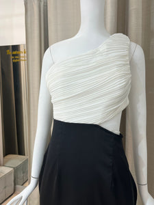 Vestido Blanco y Negro