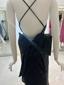 Vestido de Lentejuelas con Moño