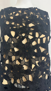 Set de Falda y Top Guipiur Negro