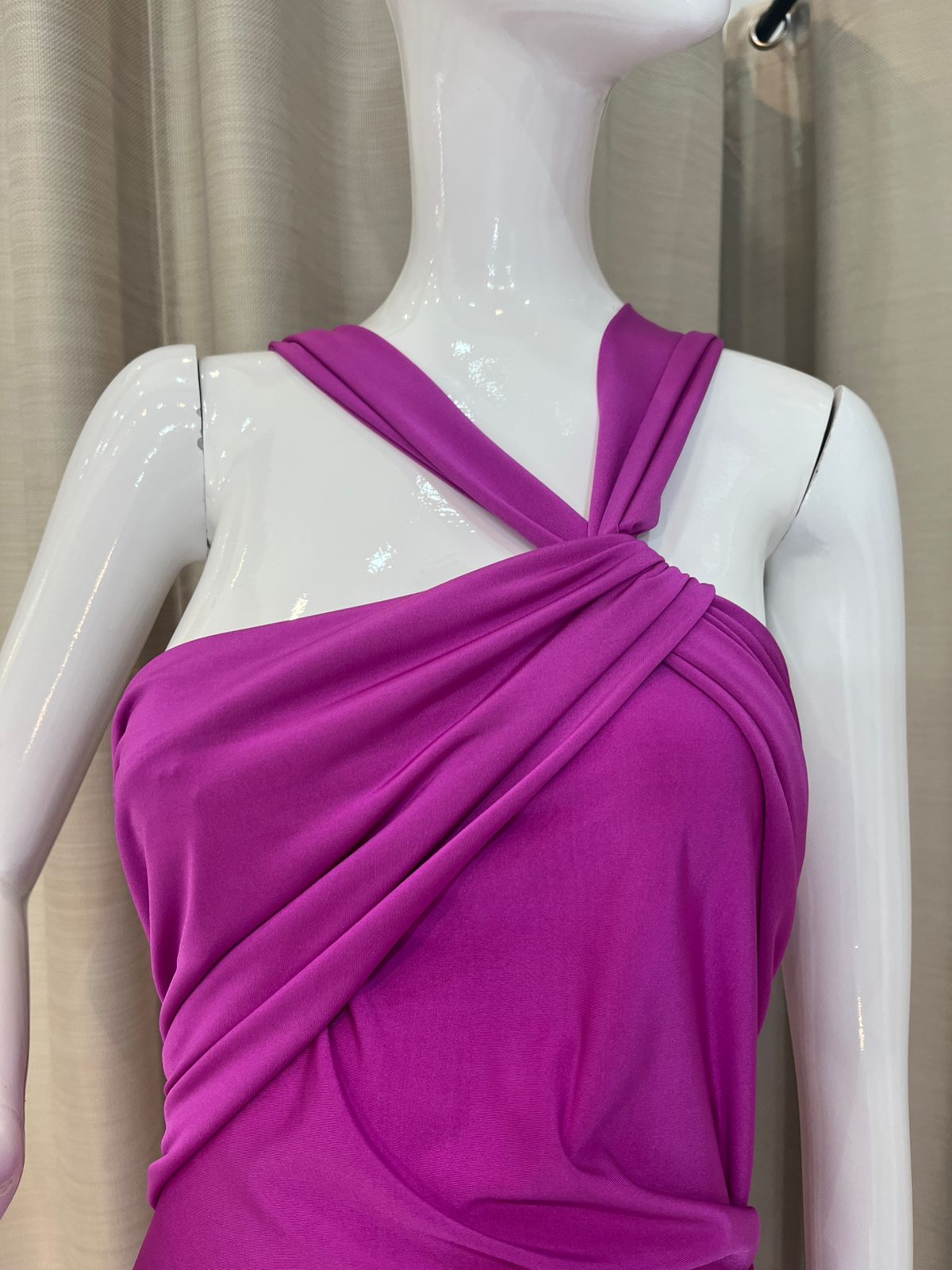 Vestido Largo color magenta