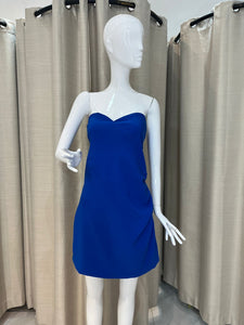 Vestido azul rey