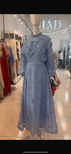 Vestido Midi Celeste