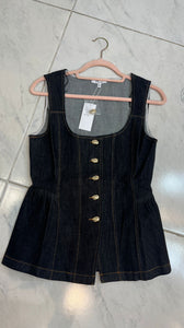 Top de Mezclilla Negra