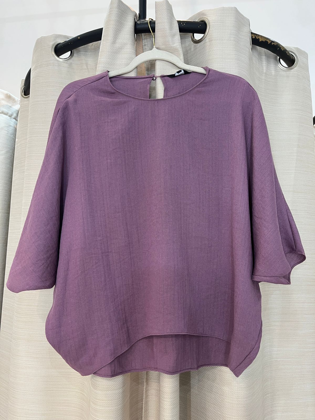 Blusa Morada Y Verde