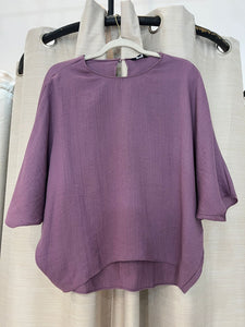 Blusa Morada Y Verde