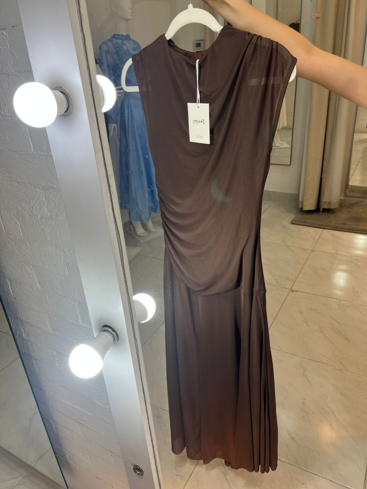Vestido Sin Mangas Cafe