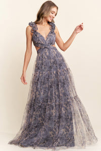 Vestido Azul Tirante