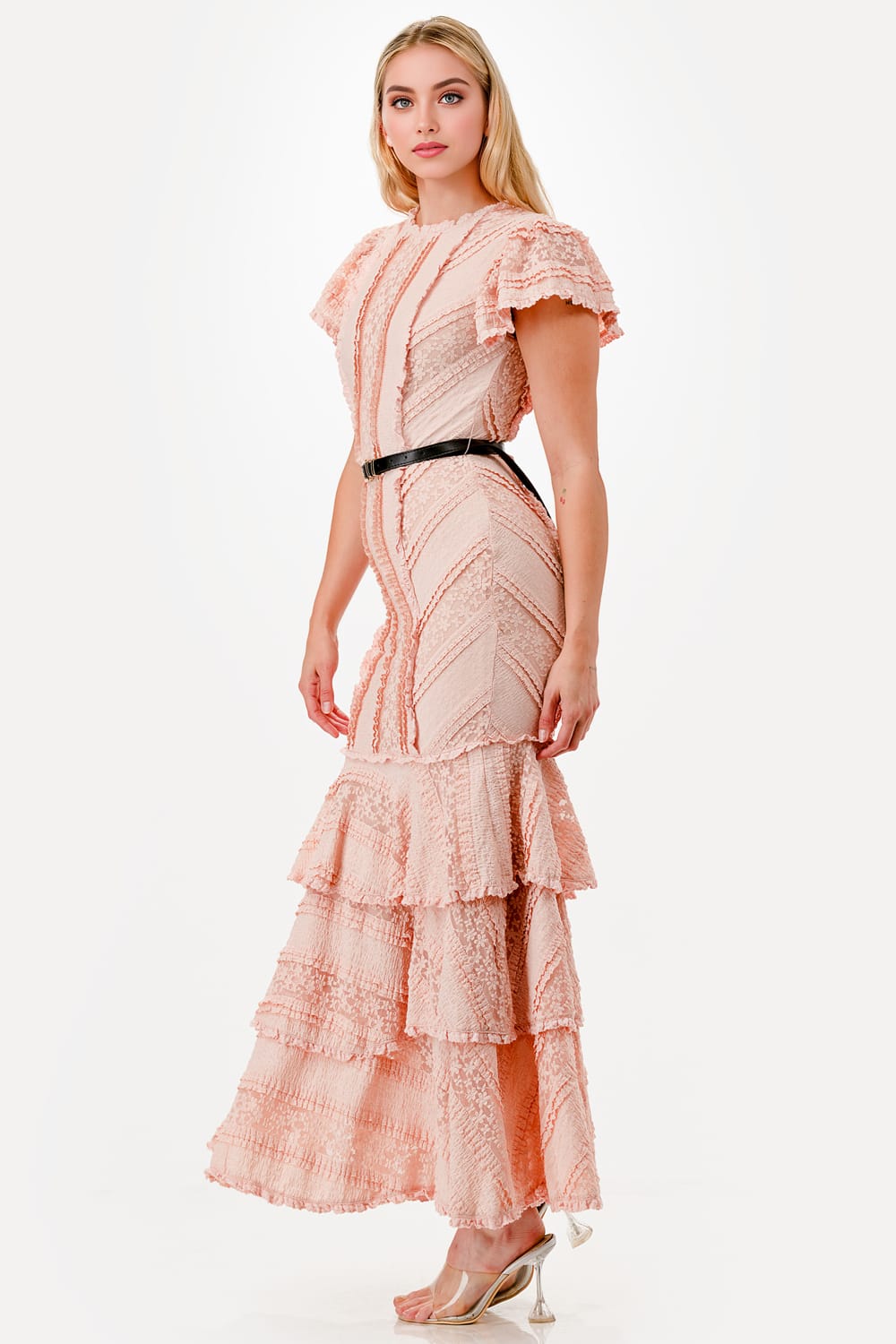 Vestido Guipiur con Cinto