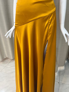 Vestido Mostaza Tirantes