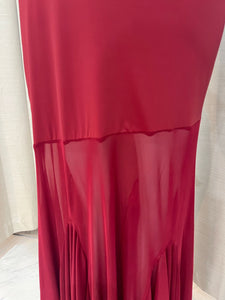 Vestido Rojo Tinto Tul