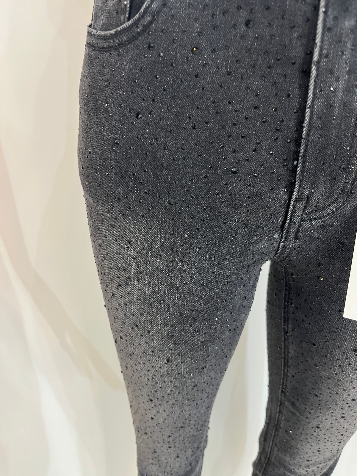 Pantalon Negro Brillos