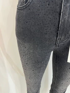 Pantalon Negro Brillos