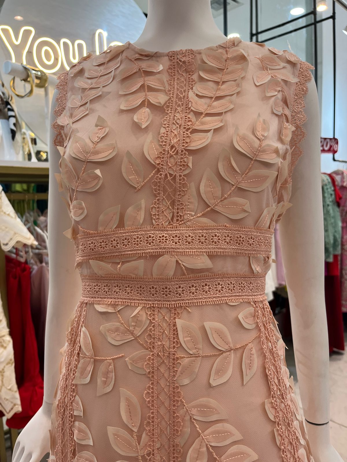 Vestido Coral Midi